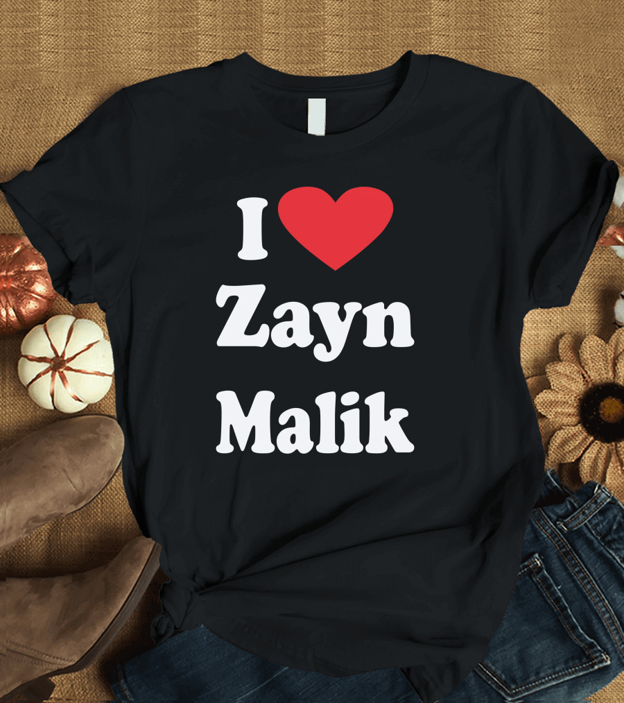 I Love Zayn Malik Alez Fireinside T-Shirt