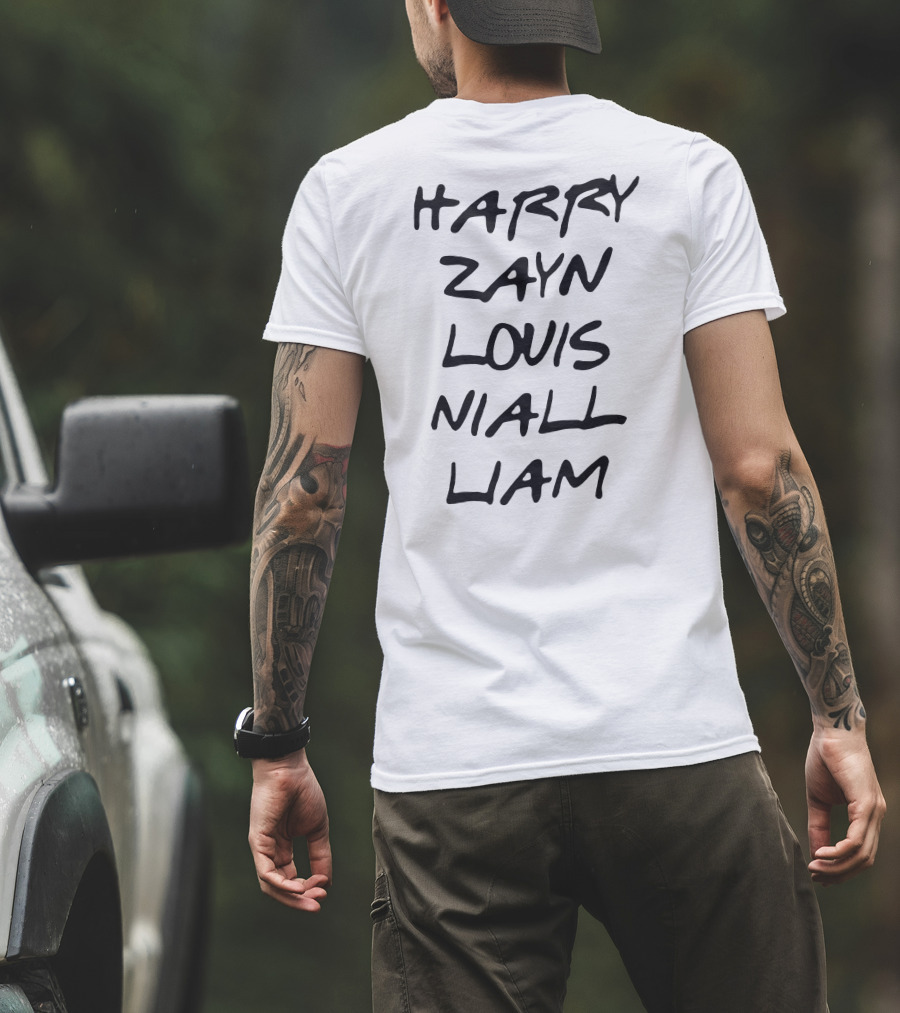 Harry Zayn Louis Niall Liam Jamalsworld T-Shirt