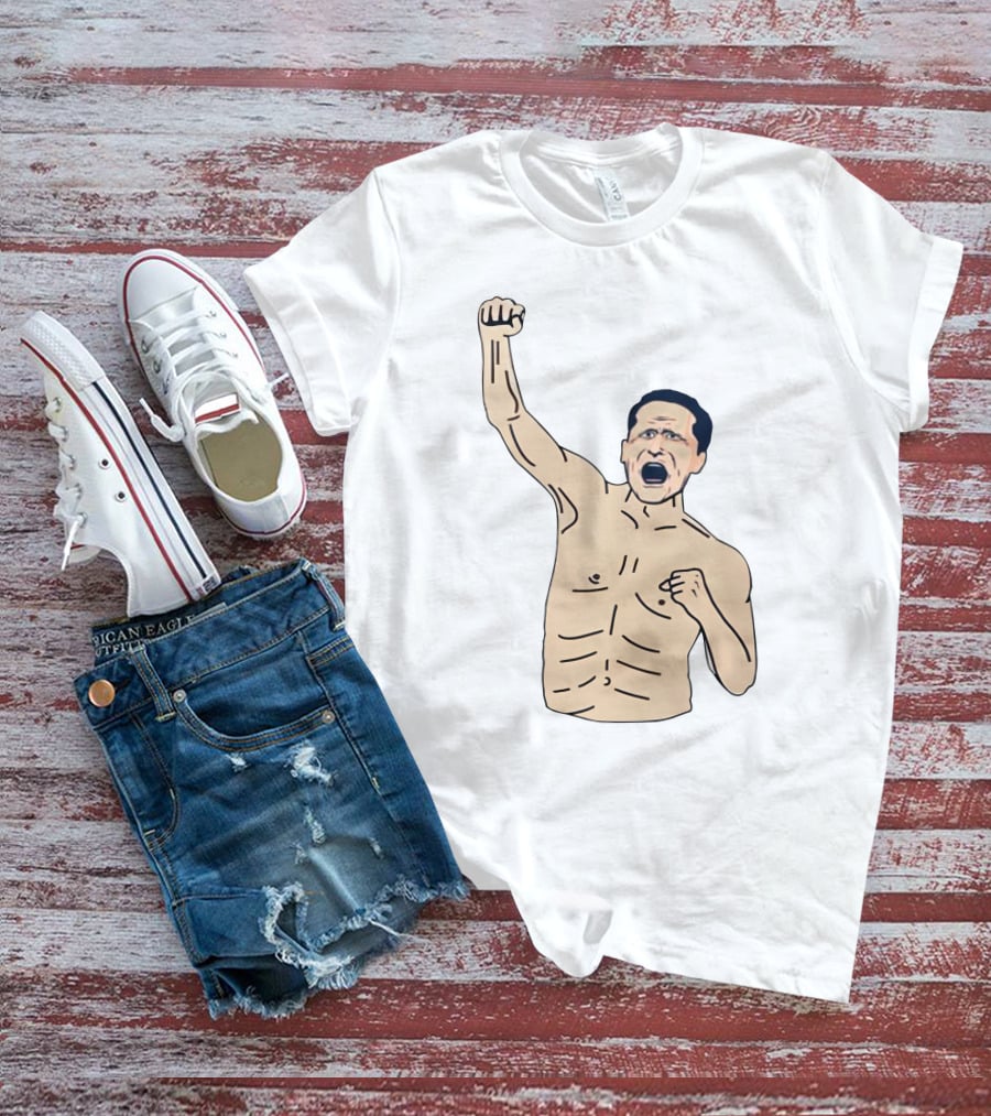 Eric Musselman Celebration Shirtless Fist Pump T-Shirt