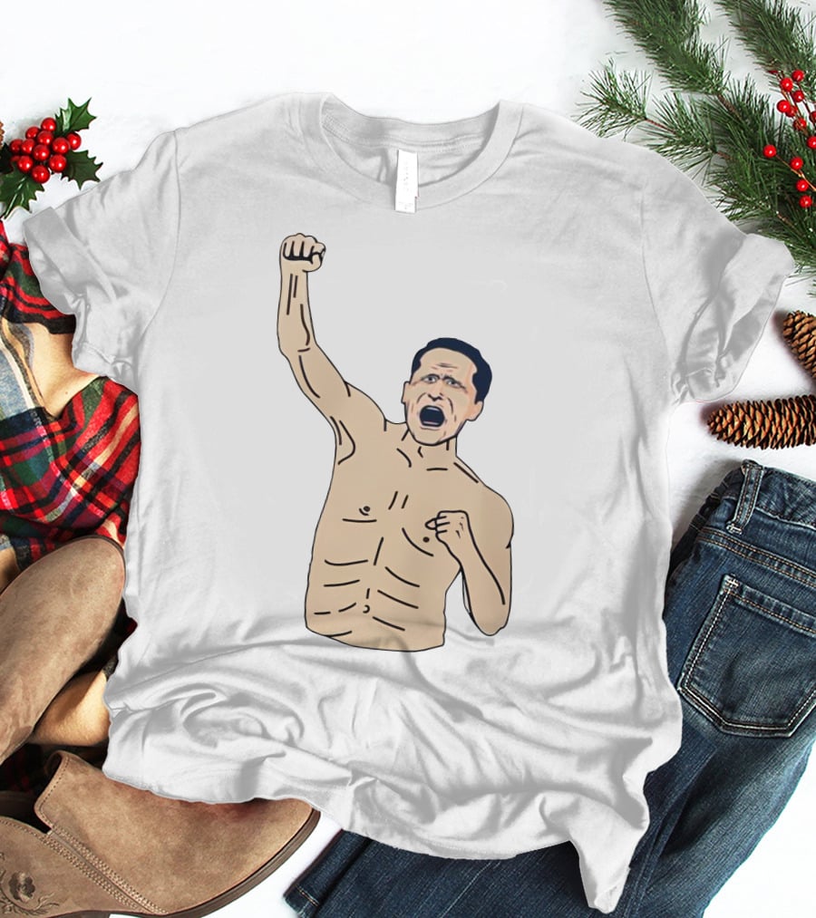 Eric Musselman Celebration Shirtless Fist Pump T-Shirt