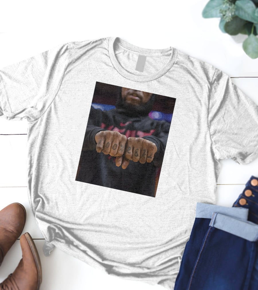 100% Real Miami Heat Inked Fists T-Shirt