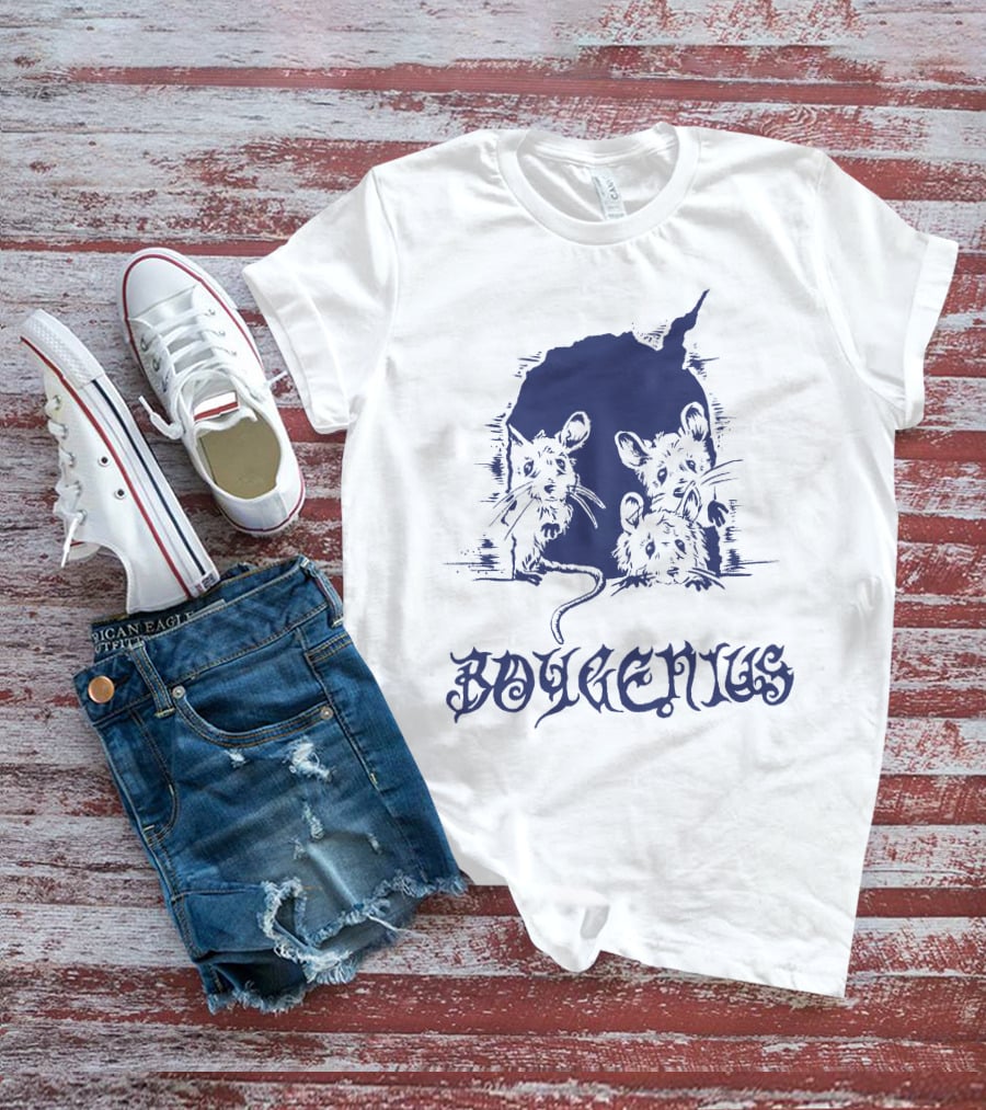 Boygenius Mice Hole With Three Curious Mice T-Shirt