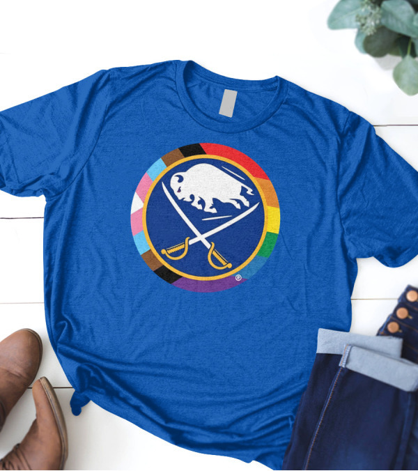 Buffalo Sabres Inclusive Pride Colors T-Shirt