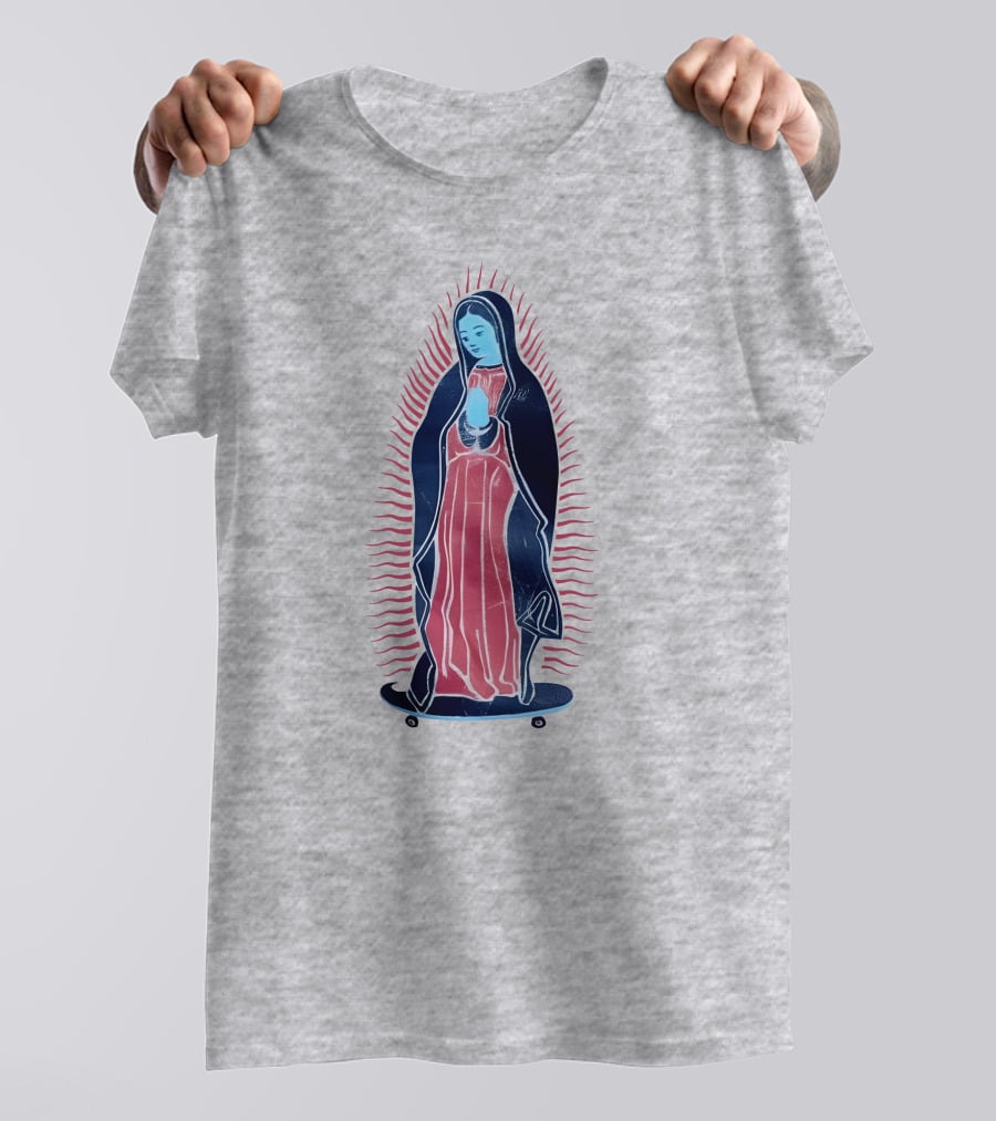 Our Lady Of Guadalupe Skateboard Iconic T-Shirt