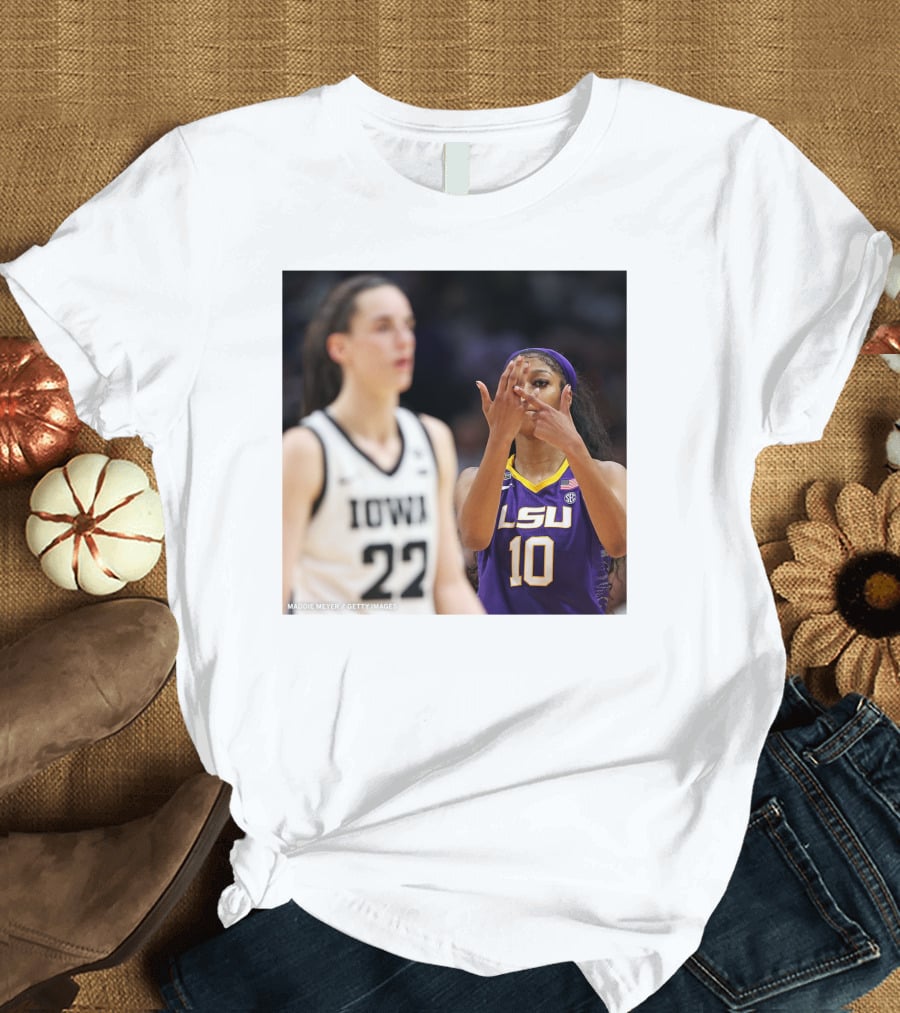 LSU Reese 10 Makes You Can’t See Me Gesture Against Iowa T-Shirt