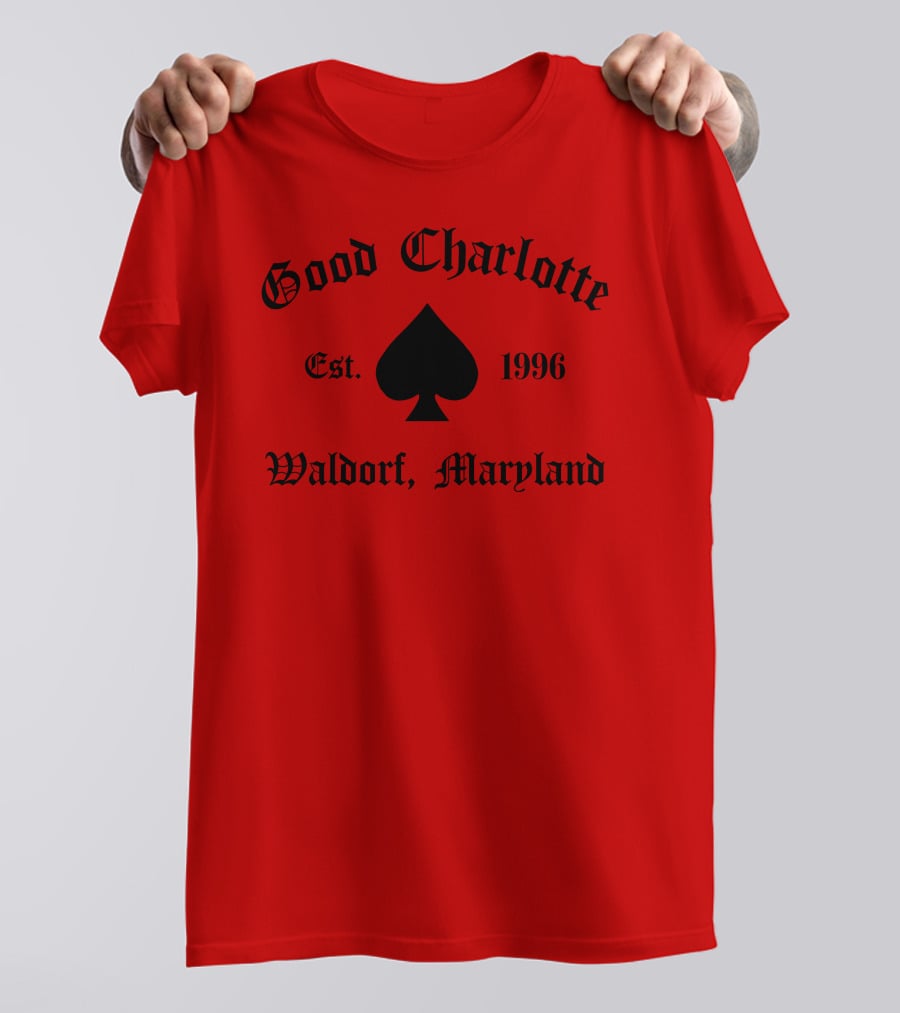 Good Charlotte Est. 1996 Waldorf Maryland Spade T-Shirt