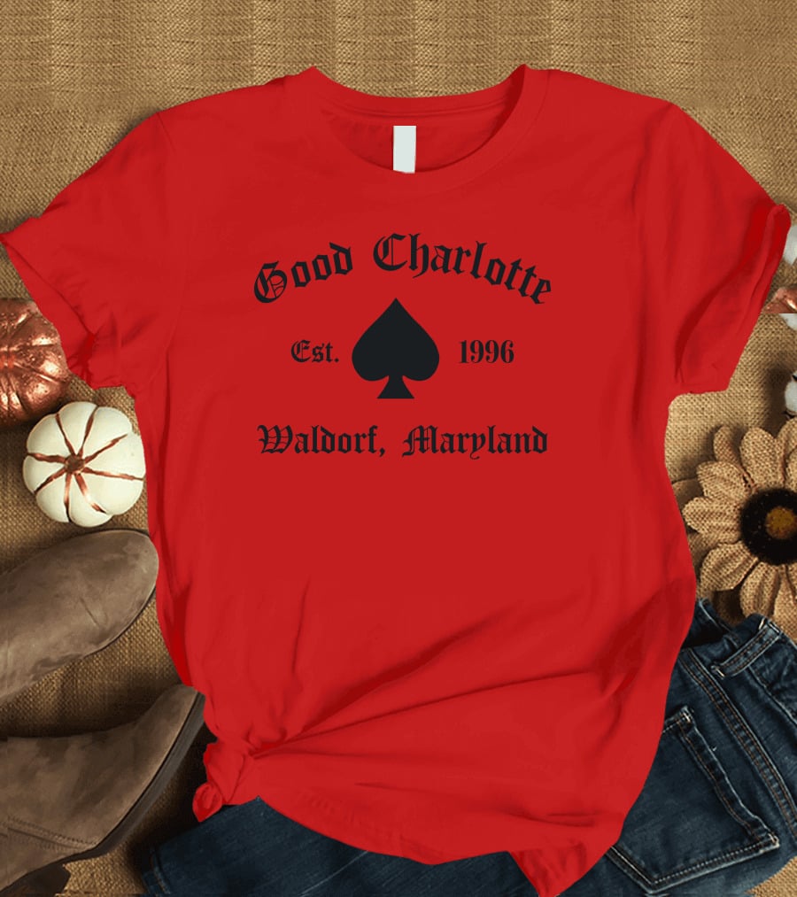 Good Charlotte Est. 1996 Waldorf Maryland Spade T-Shirt
