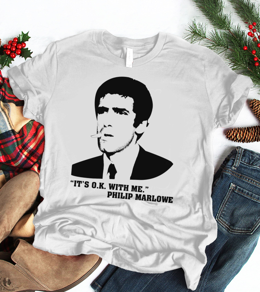It's O.K. With Me Philip Marlowe Noir T-Shirt