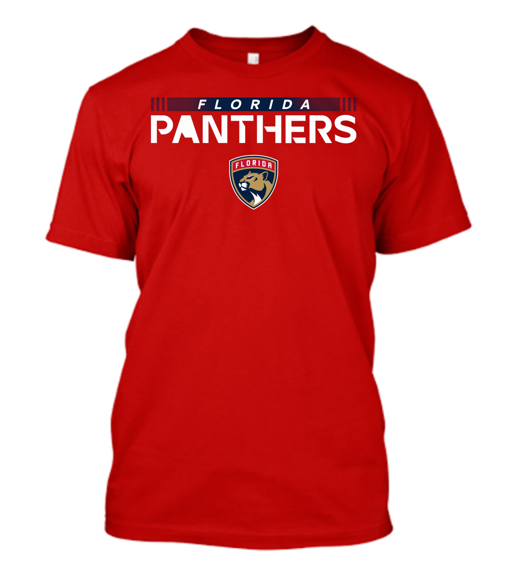 Florida Panthers Lomberg Logo Red T-Shirt