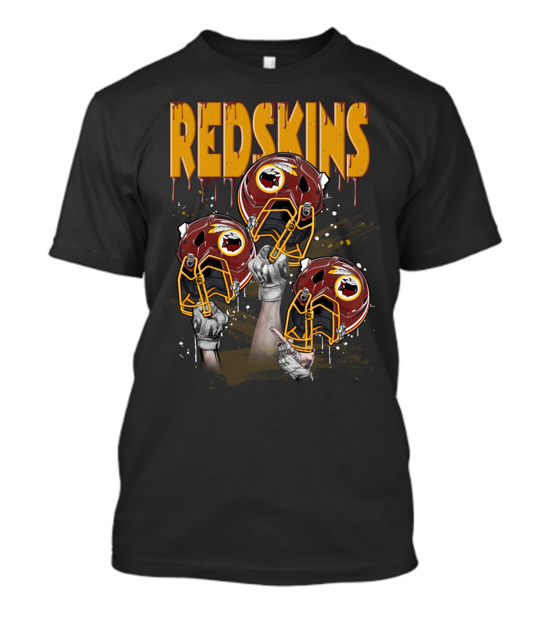 Redskins Football Helmets Elevated By Fans T-Shirt