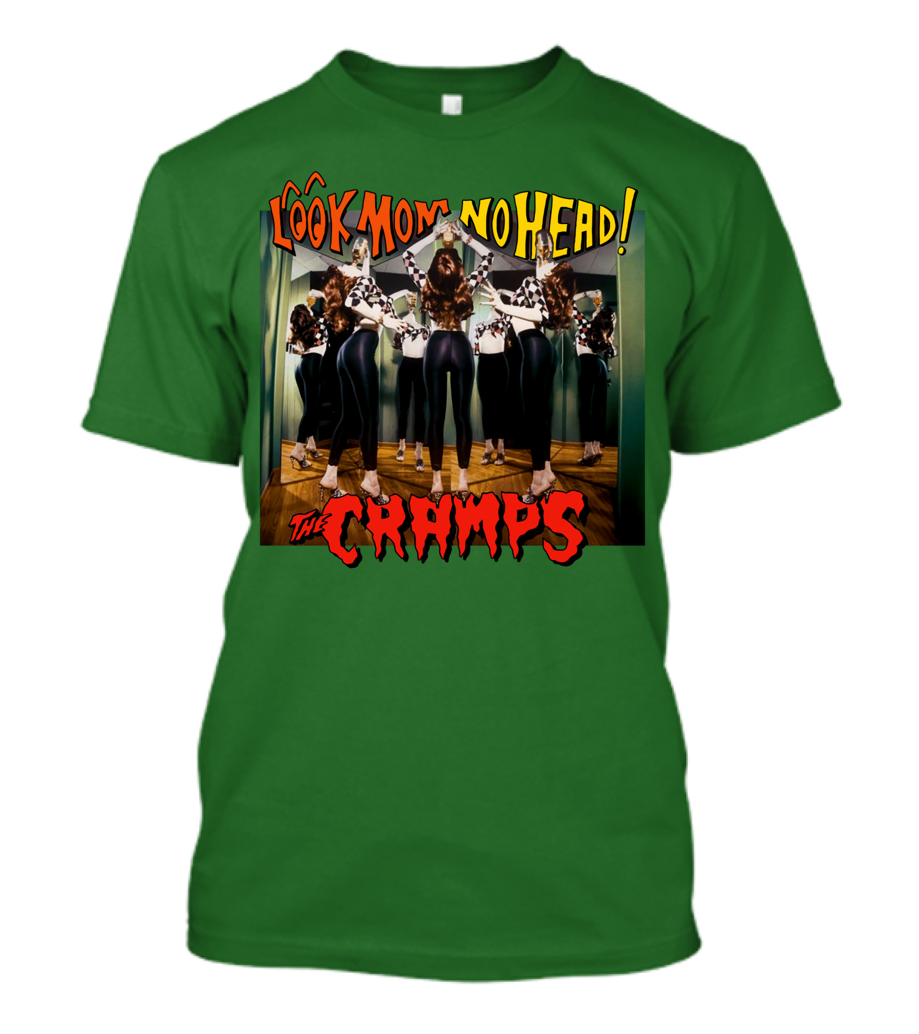Look Mom No Head The Cramps Mirror Reflections T-Shirt