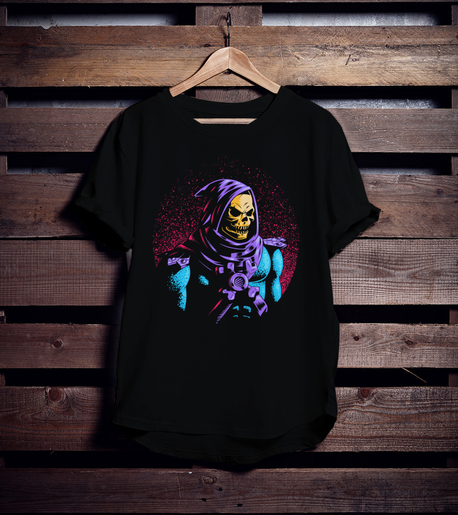 Skeletor Masters Of The Universe Villain Retro T-Shirt