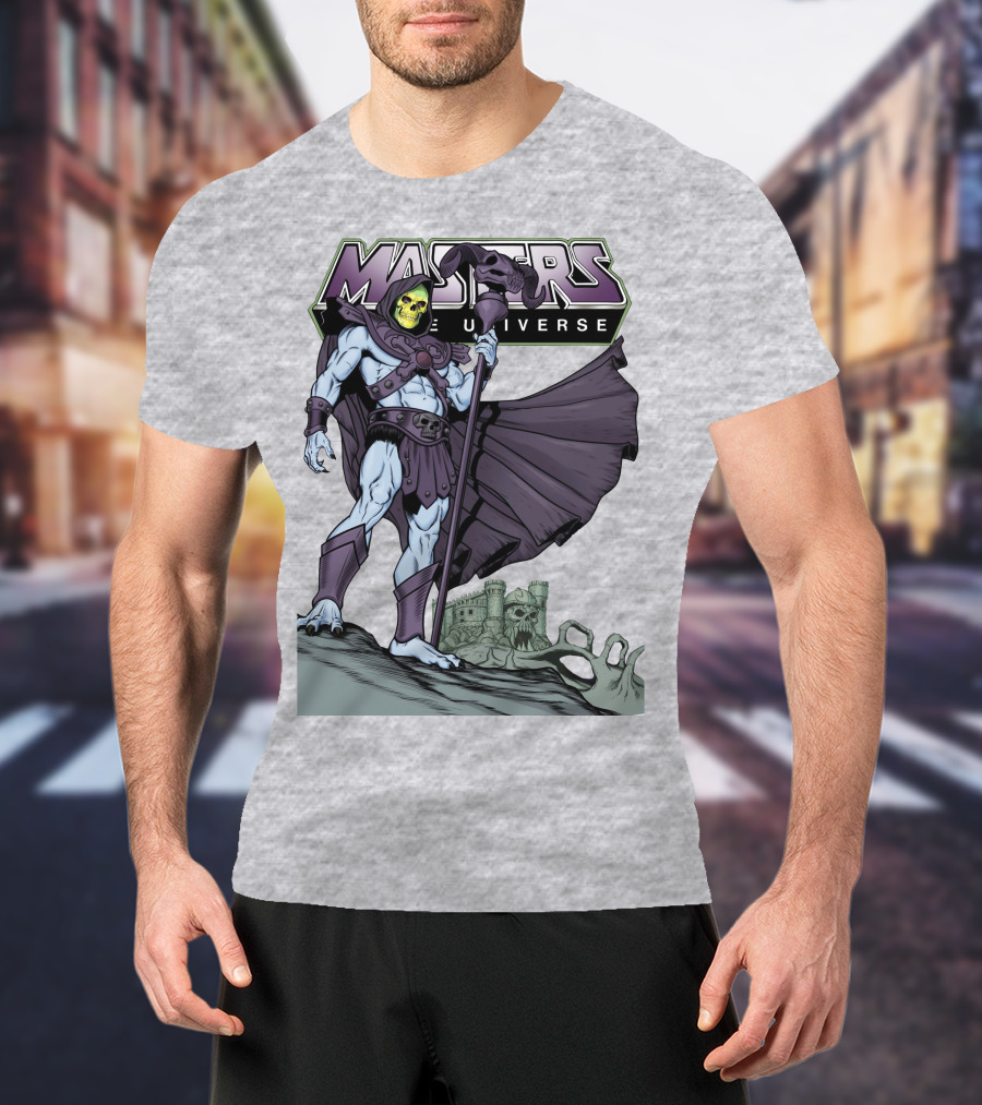 Masters Of The Universe Skeletor With Castle Grayskull T-Shirt