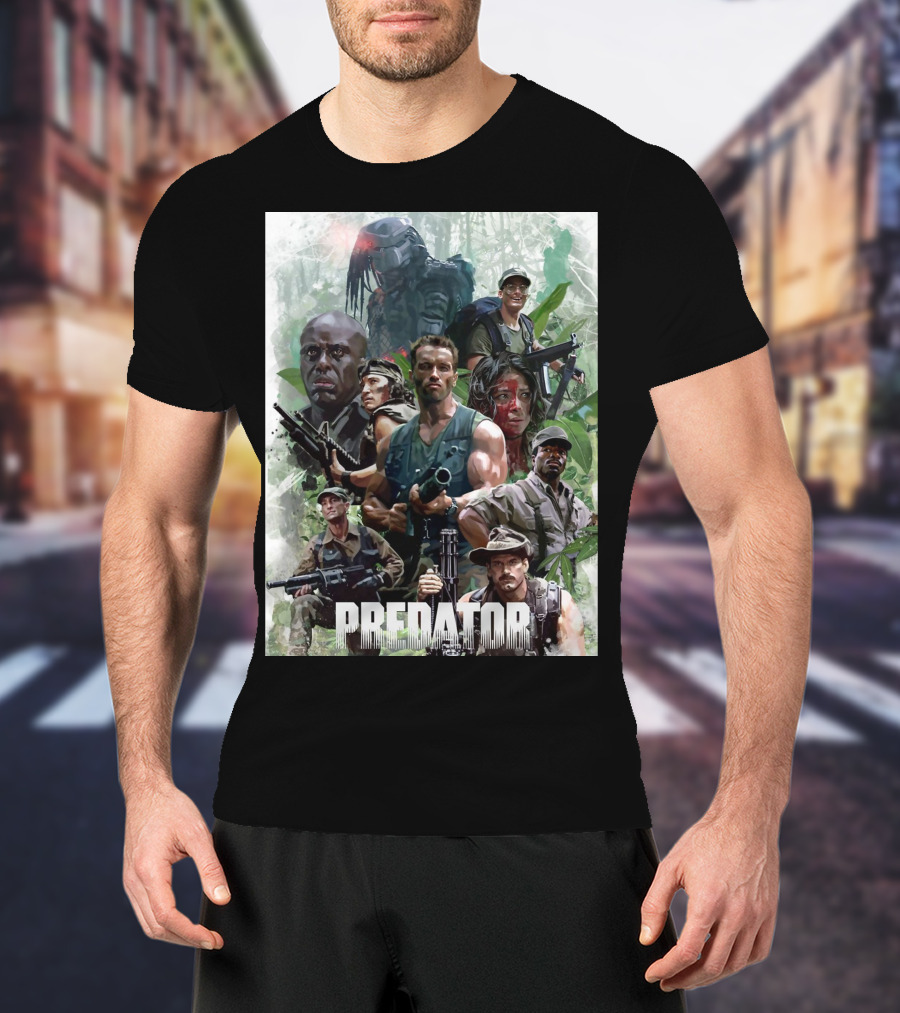 Predator Movie Characters T-Shirt