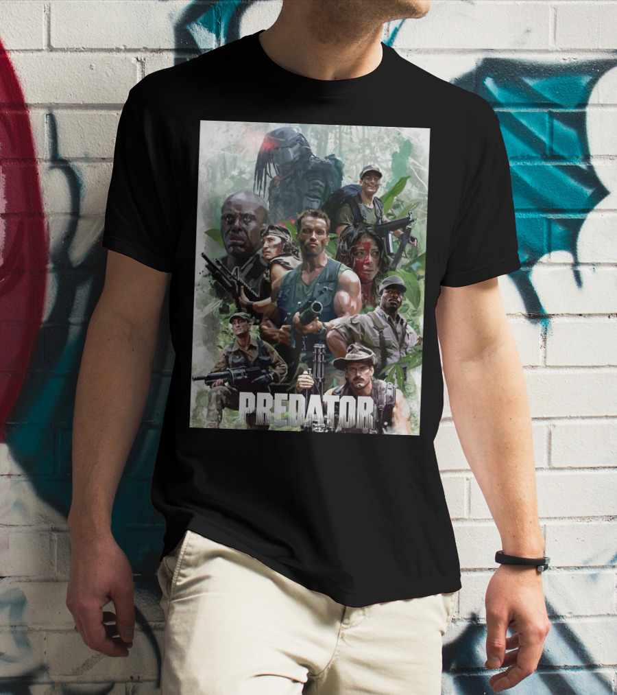 Predator Movie Characters T-Shirt