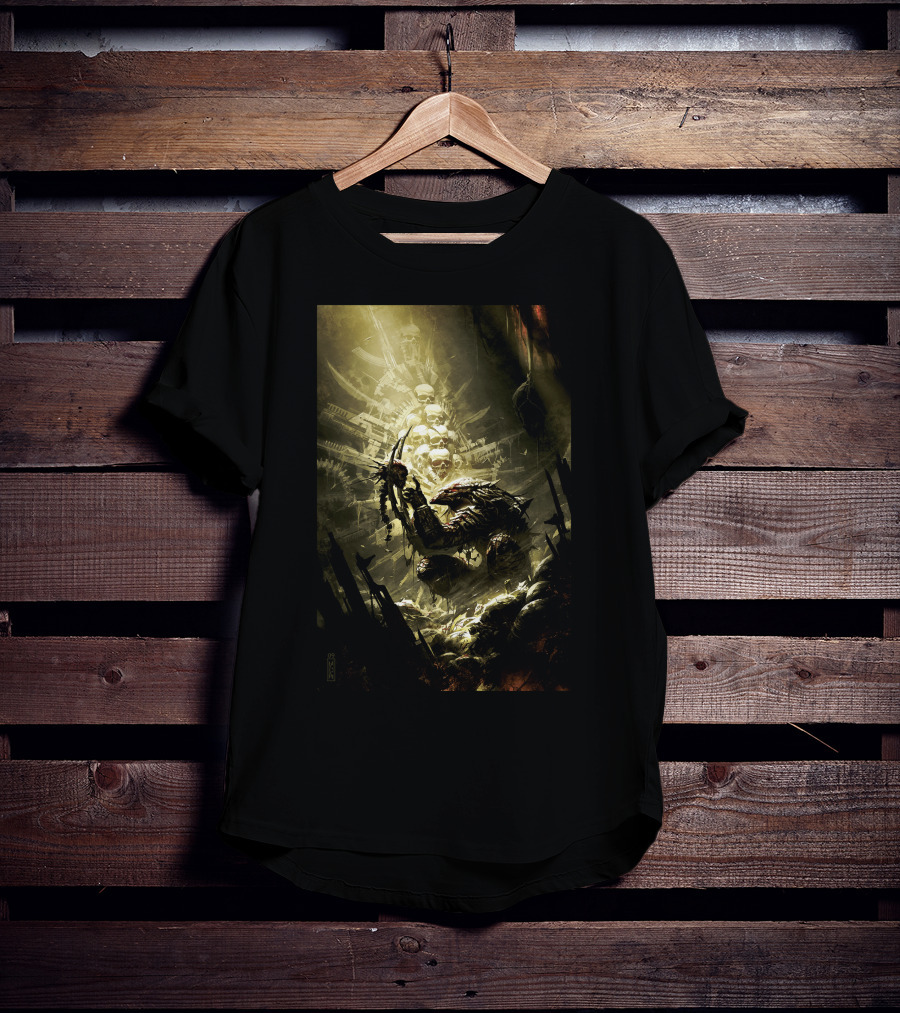Predator Skull Throne Concept T-Shirt