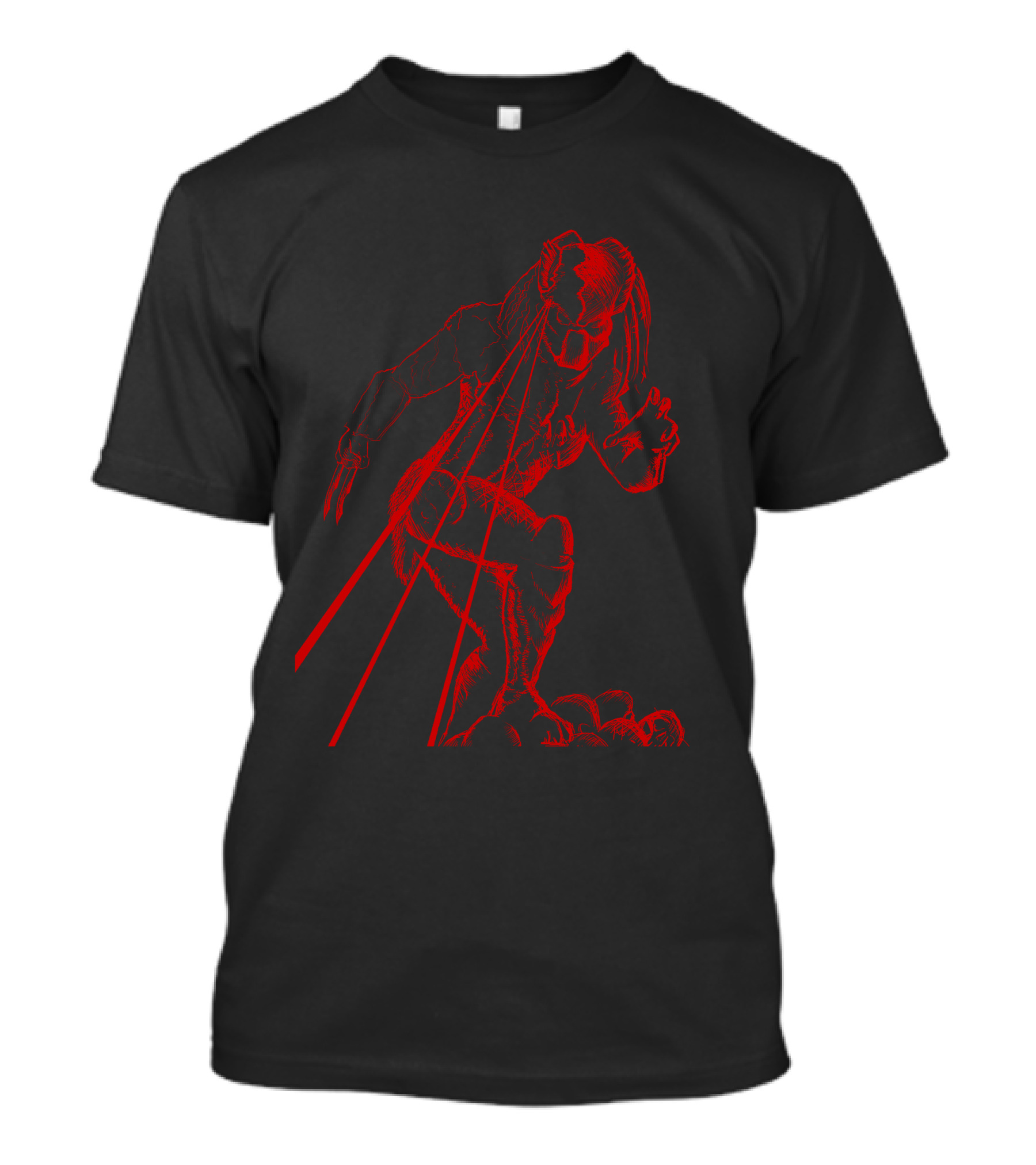 Predator Red Laser Vision Warrior T-Shirt