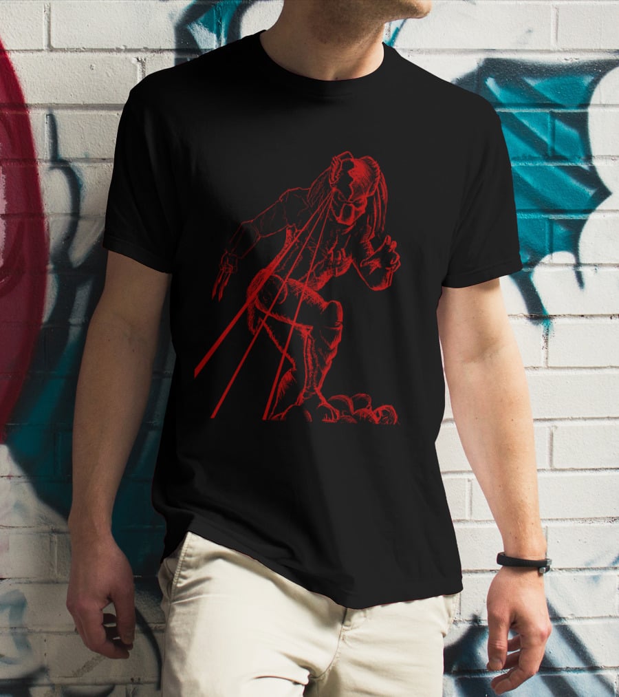 Predator Red Laser Vision Warrior T-Shirt