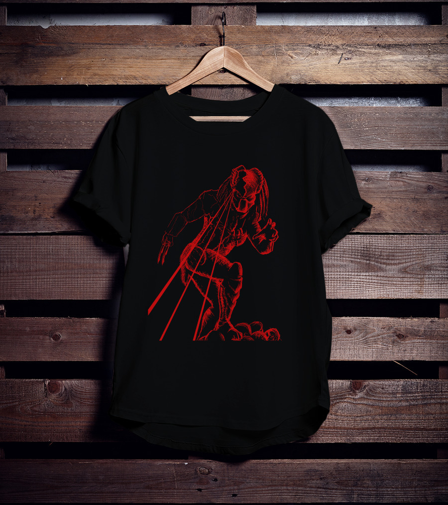 Predator Red Laser Vision Warrior T-Shirt