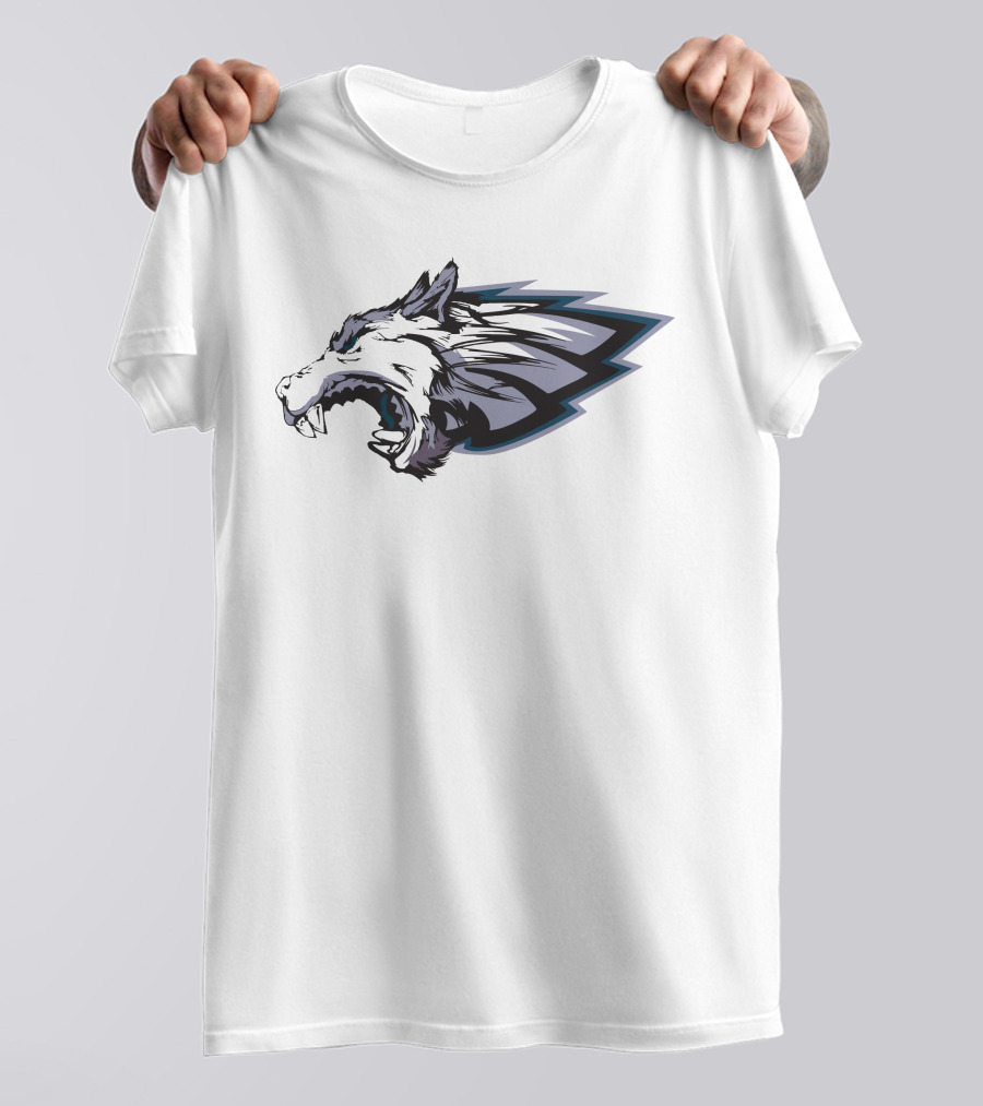 Eliot Shorr-Parks Darren Grimes X Eagles Wolf Head Wings T-Shirt