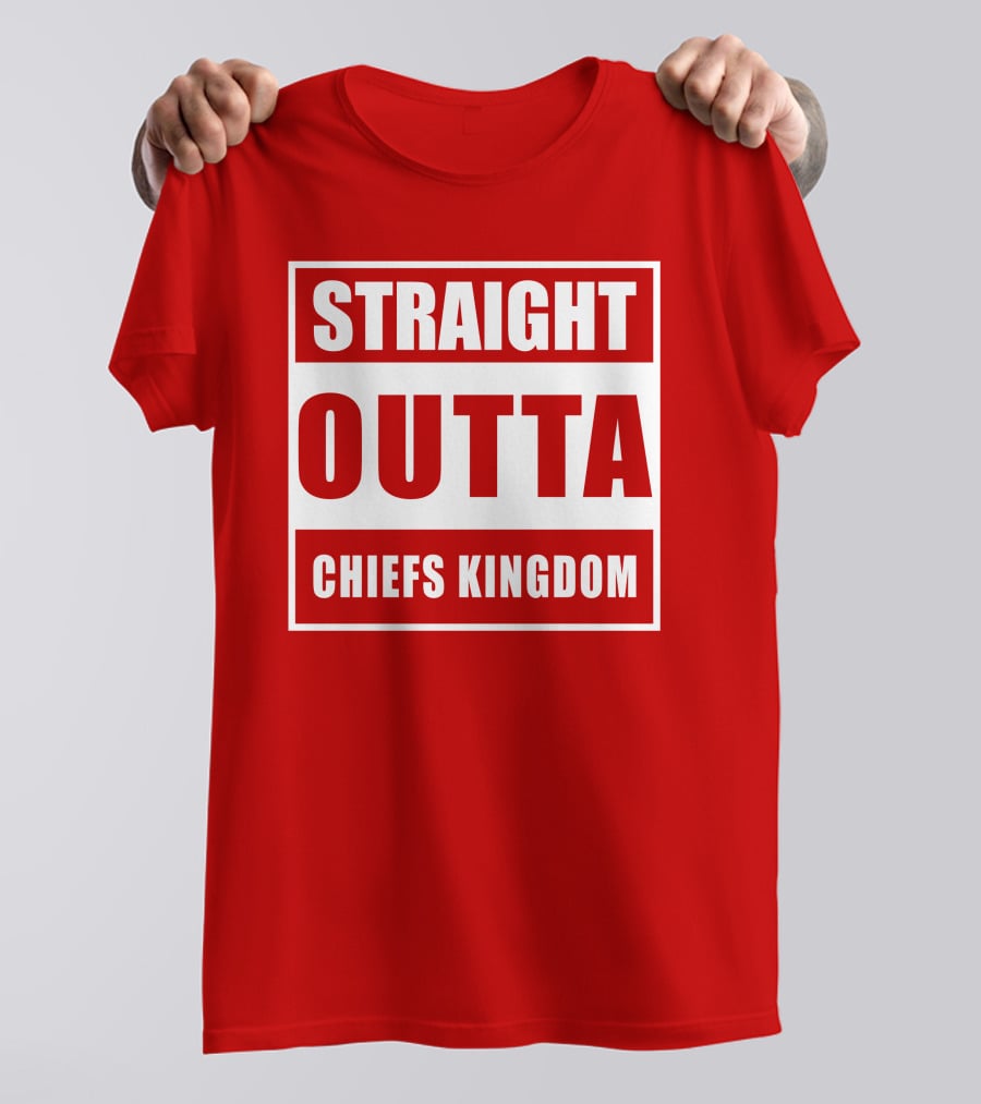 Straight Outta Chiefs Kingdom Red Friday Fan T-Shirt