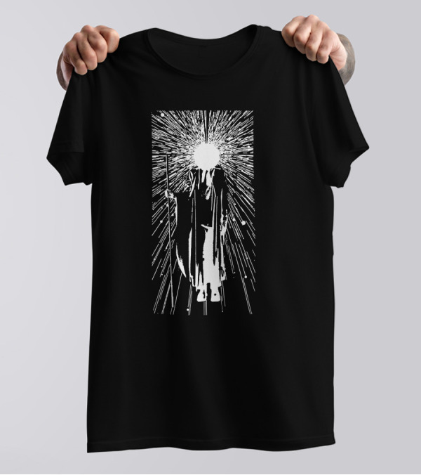 The Dischead Acid Wash Cosmic Enlightenment Burst T-Shirt