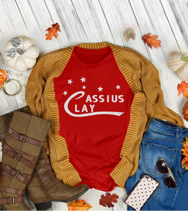 Patriot Cassius Clay Stars Red T-Shirt