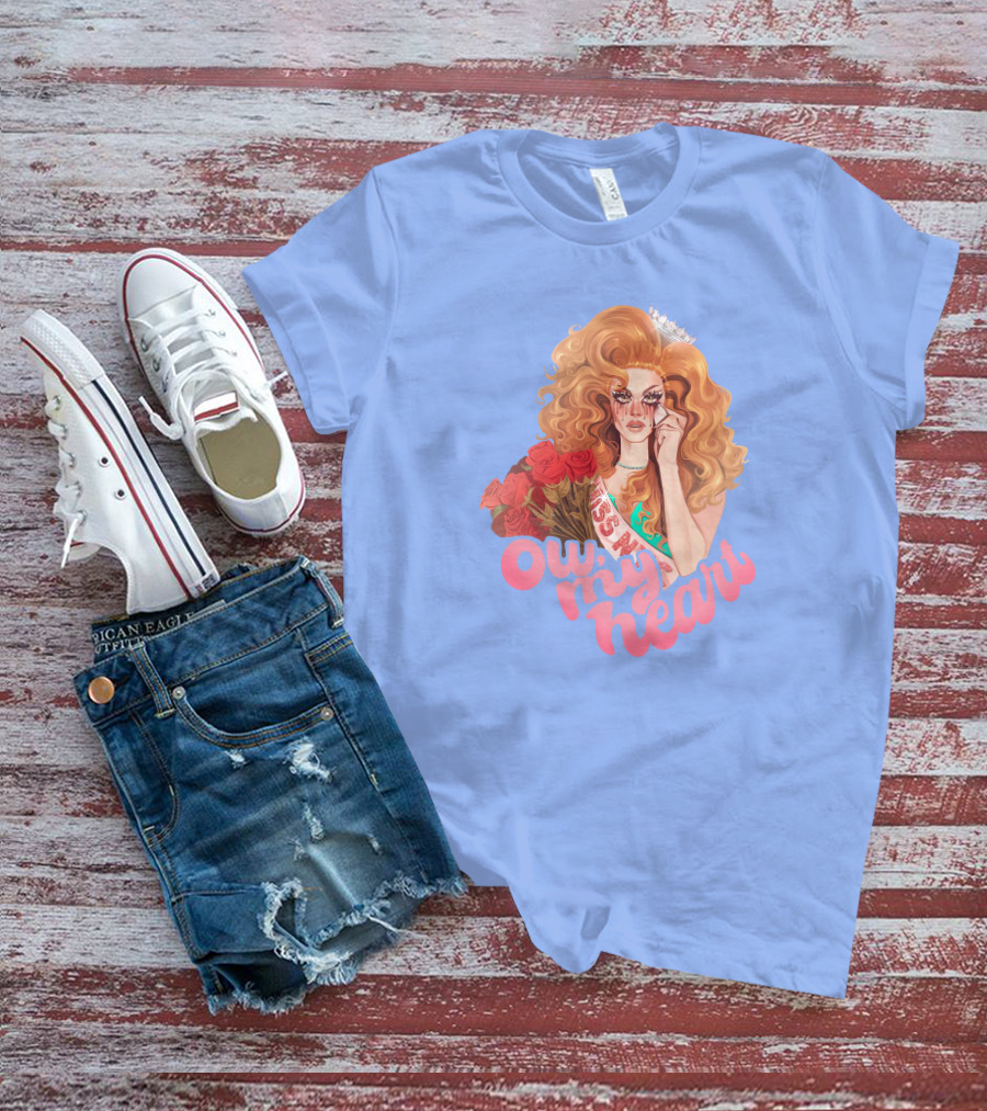 Ow My Heart Mybestjudy Pageant Roses T-Shirt