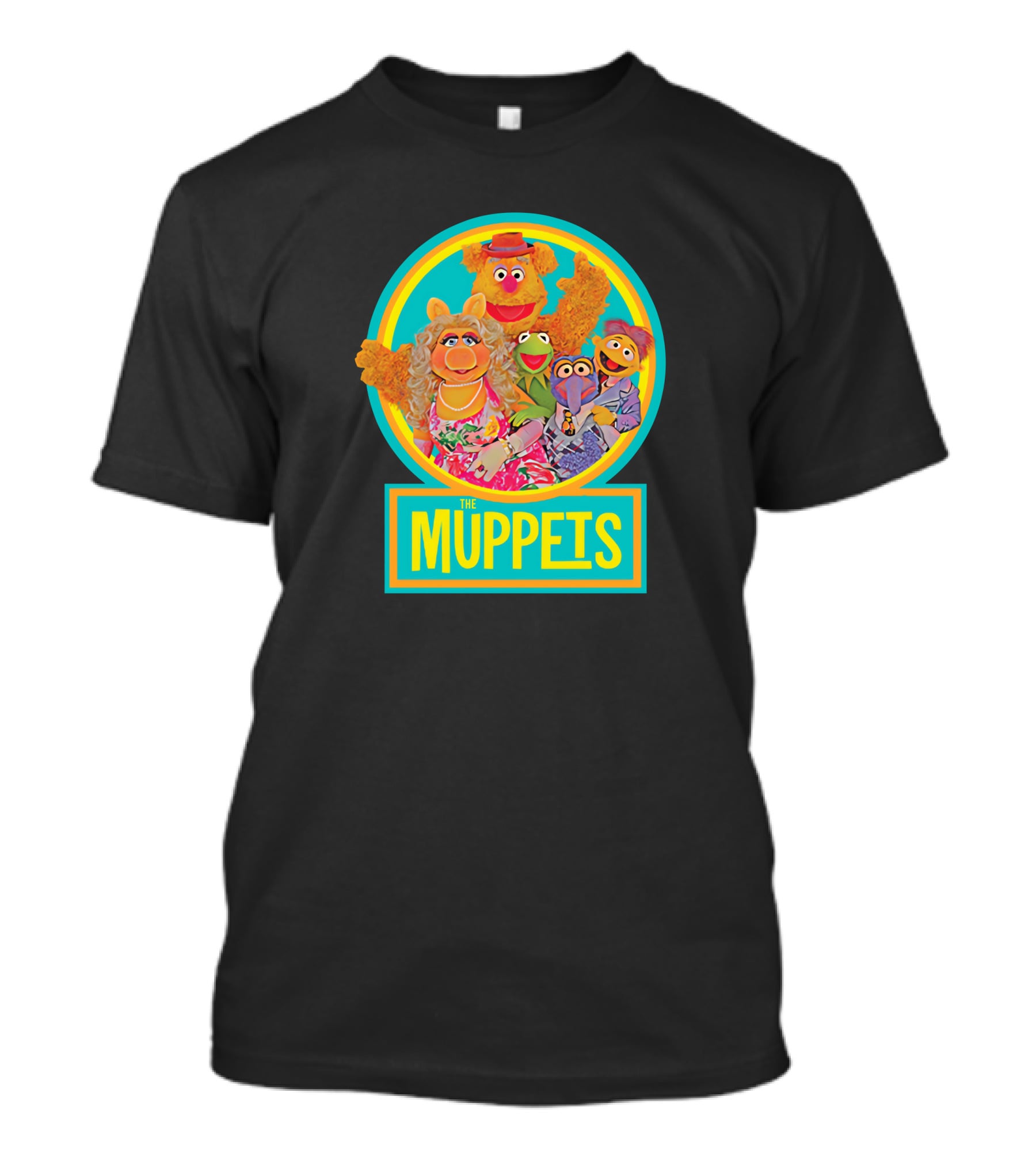 The Muppets Fozzie Miss Piggy Kermit Gonzo Animal T-Shirt
