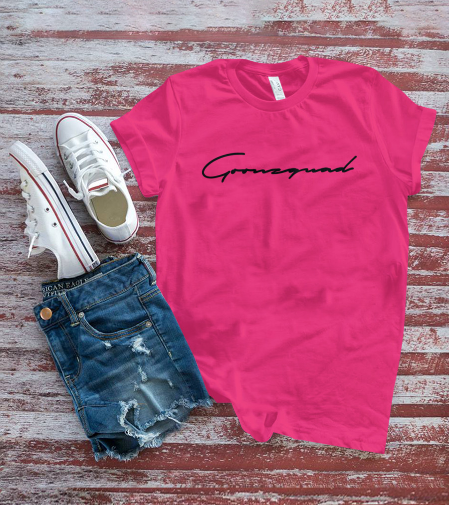 Cursive Goonzquad Red Lettering T-Shirt