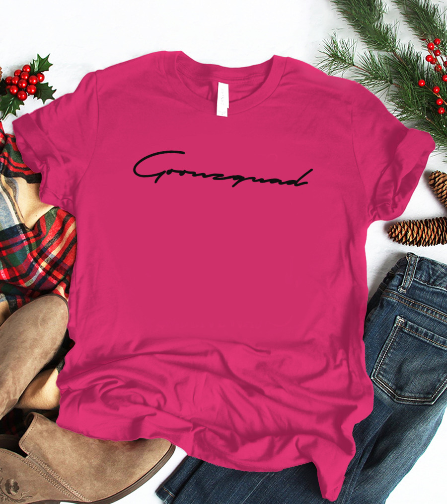 Cursive Goonzquad Red Lettering T-Shirt