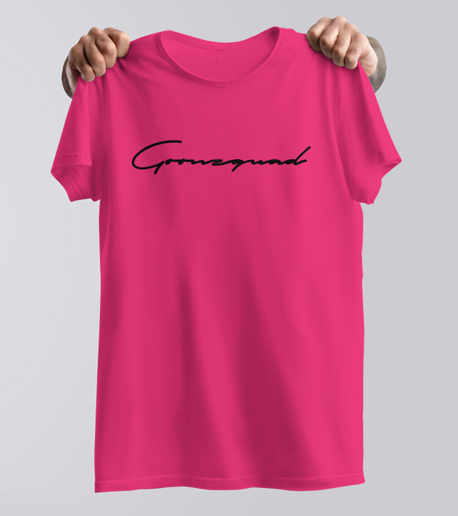 Cursive Goonzquad Red Lettering T-Shirt