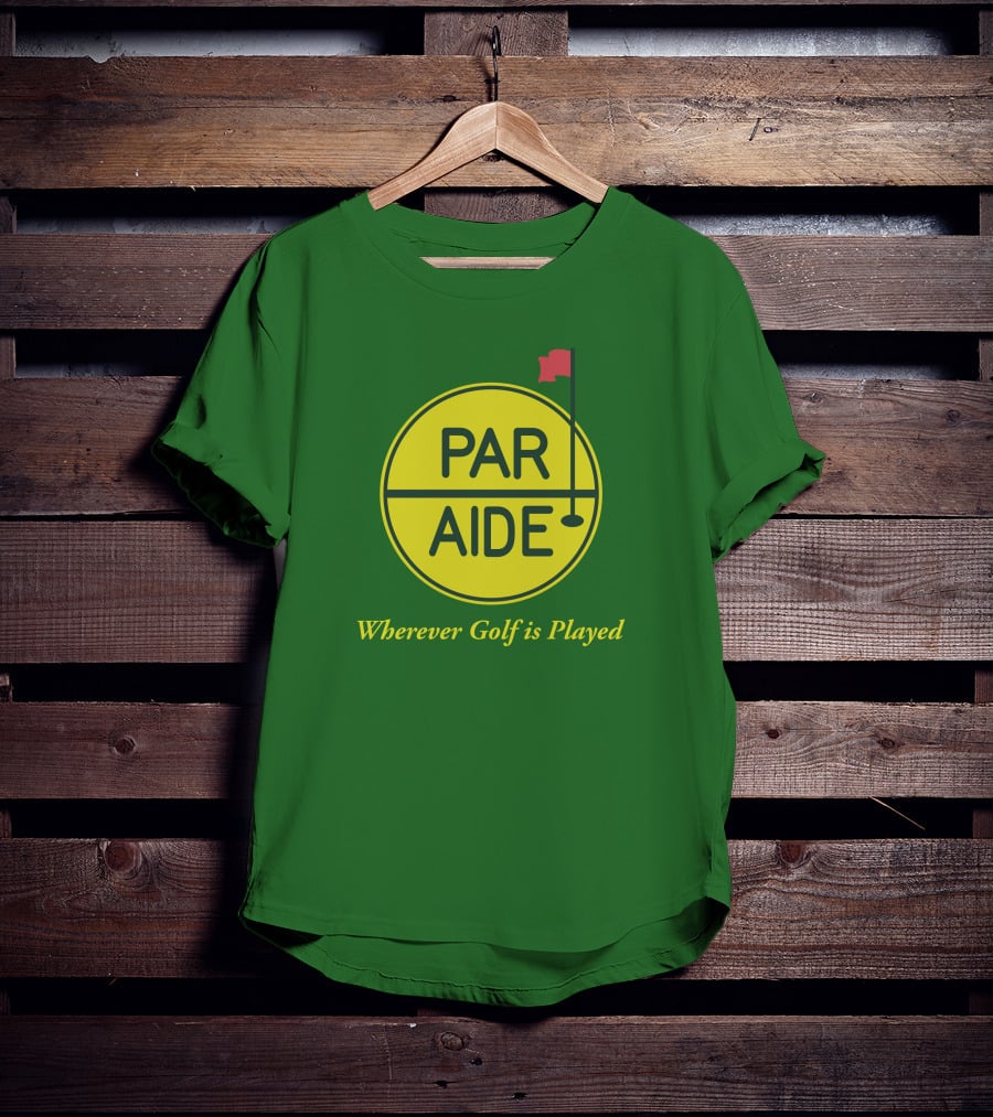 Par Aide Wherever Golf Is Played Circle With Flag T-Shirt