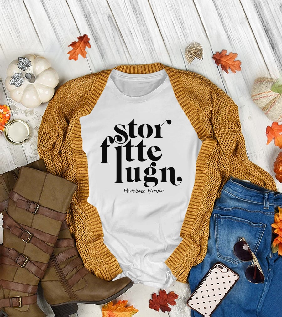 Stor Fitte Lugn Flashback Forever T-Shirt