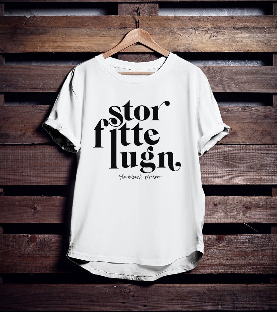 Stor Fitte Lugn Flashback Forever T-Shirt