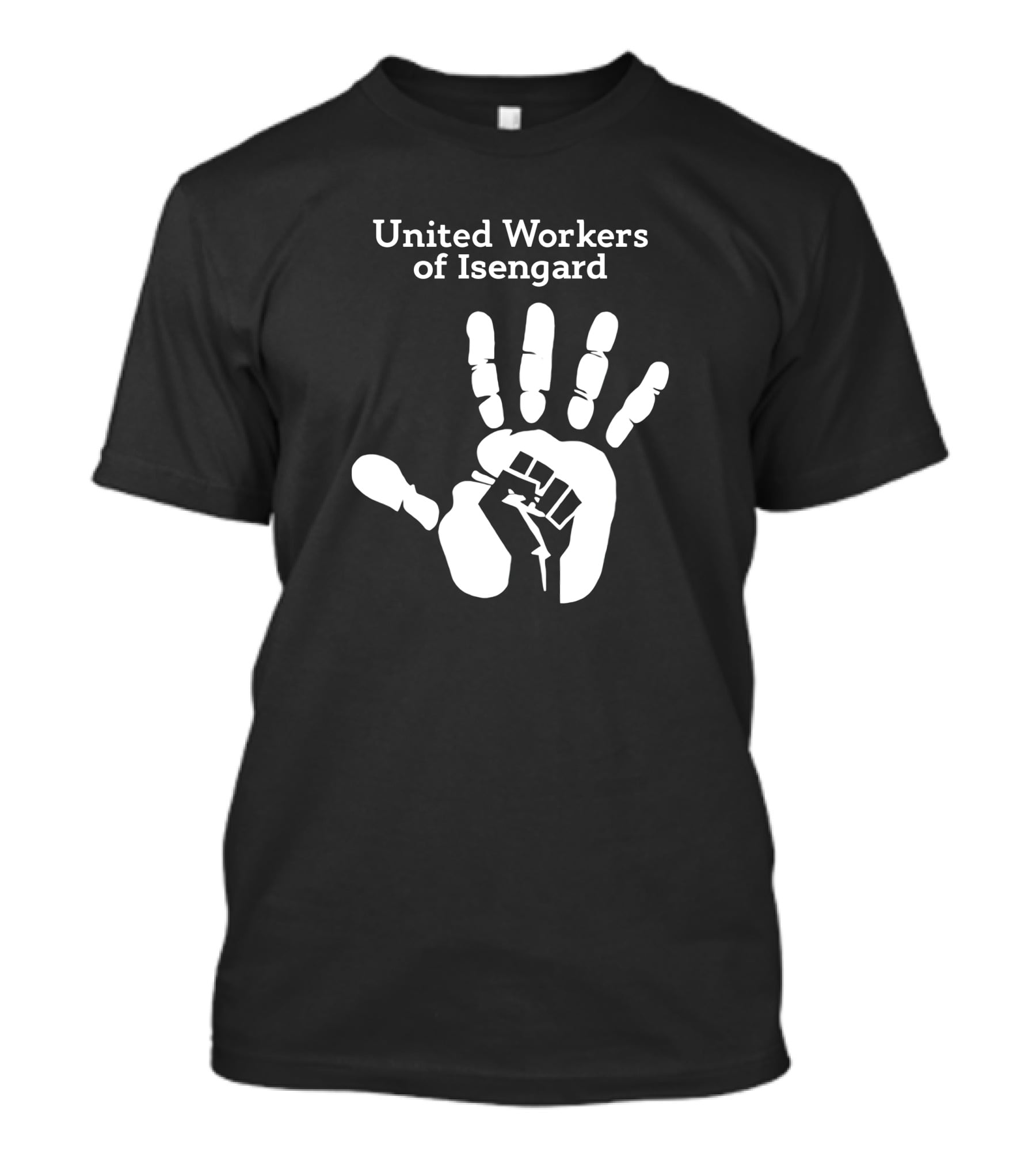 United Workers Of Isengard Handprint Fist T-Shirt