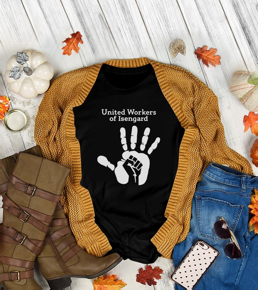 United Workers Of Isengard Handprint Fist T-Shirt