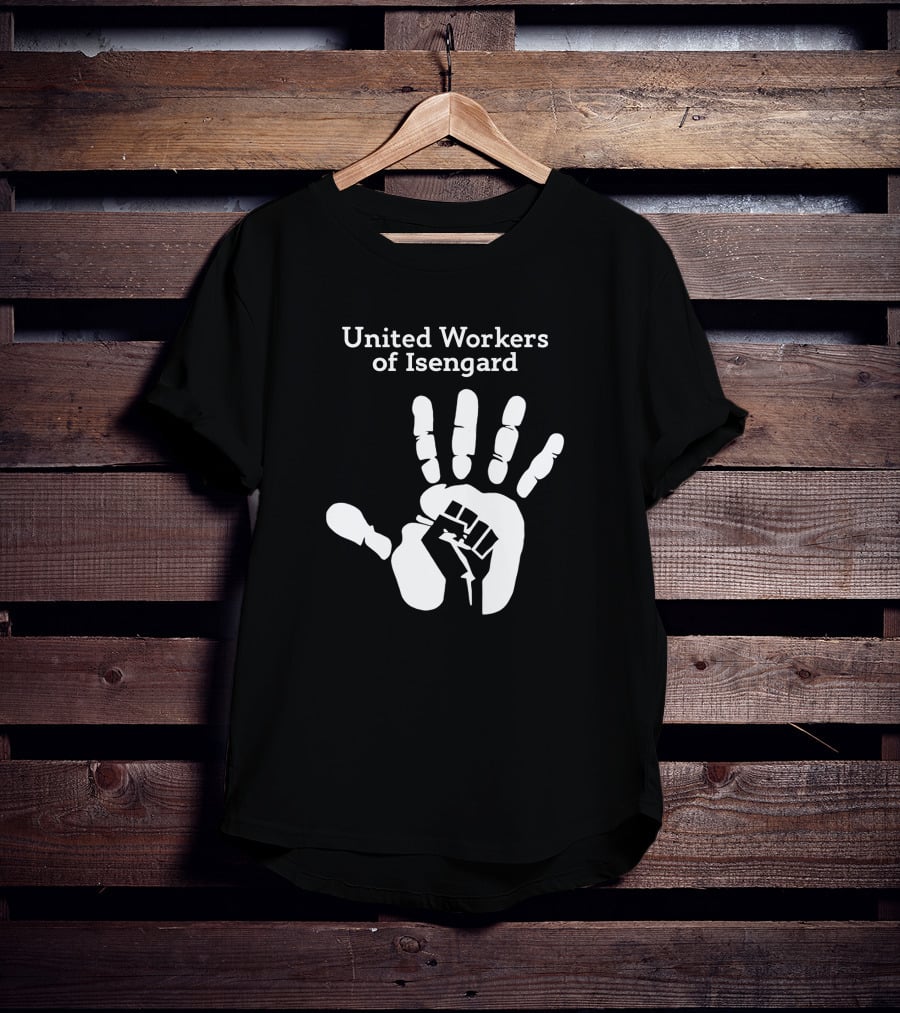 United Workers Of Isengard Handprint Fist T-Shirt