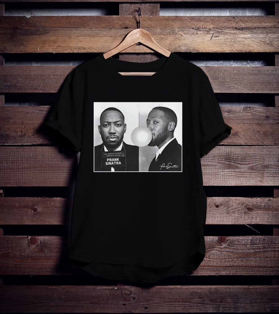 Prank Sinatra Los Angeles County Sheriff's Office Bubblegum Mugshot T-Shirt