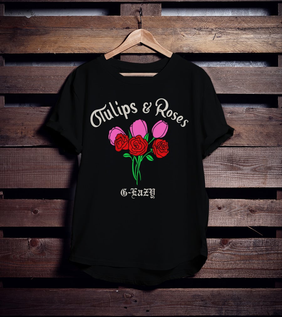 Tulips And Roses G-Eazy Floral T-Shirt