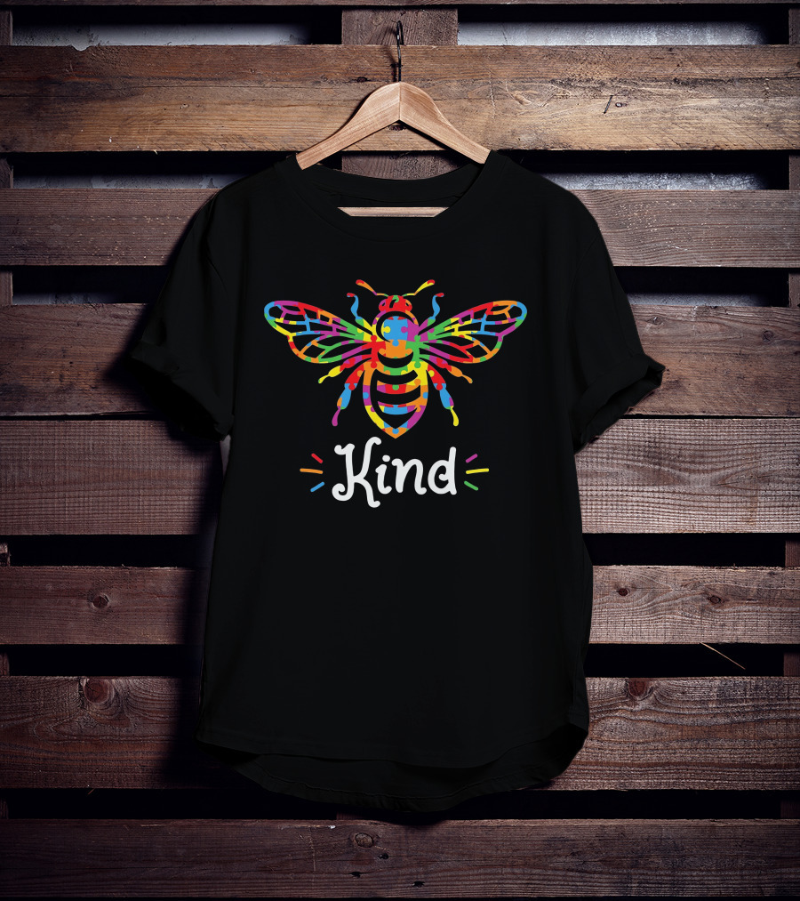 Cory Booker Kind Autism Puzzle Bee T-Shirt