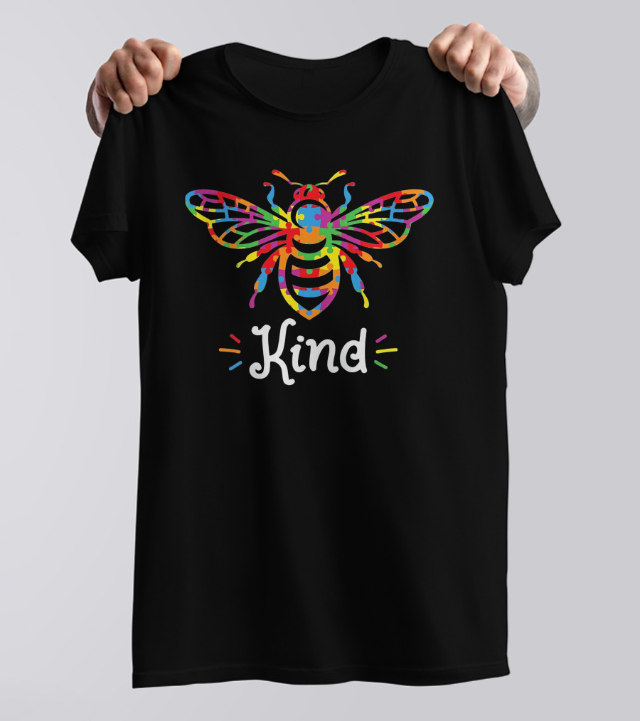 Cory Booker Kind Autism Puzzle Bee T-Shirt