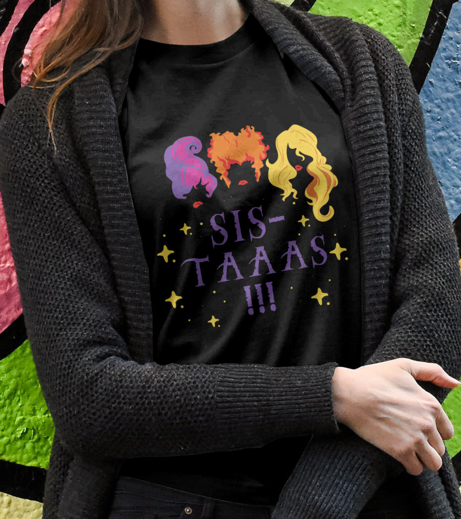 Sis Taaas Magic Hair Trio With Stars T-Shirt