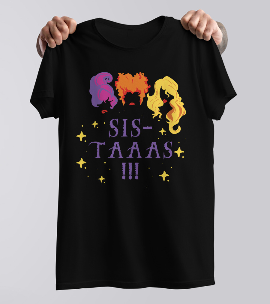 Sis Taaas Magic Hair Trio With Stars T-Shirt