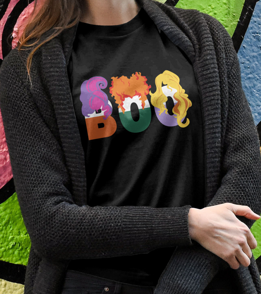 Boo HP01 Sanderson Sisters Halloween Hair T-Shirt