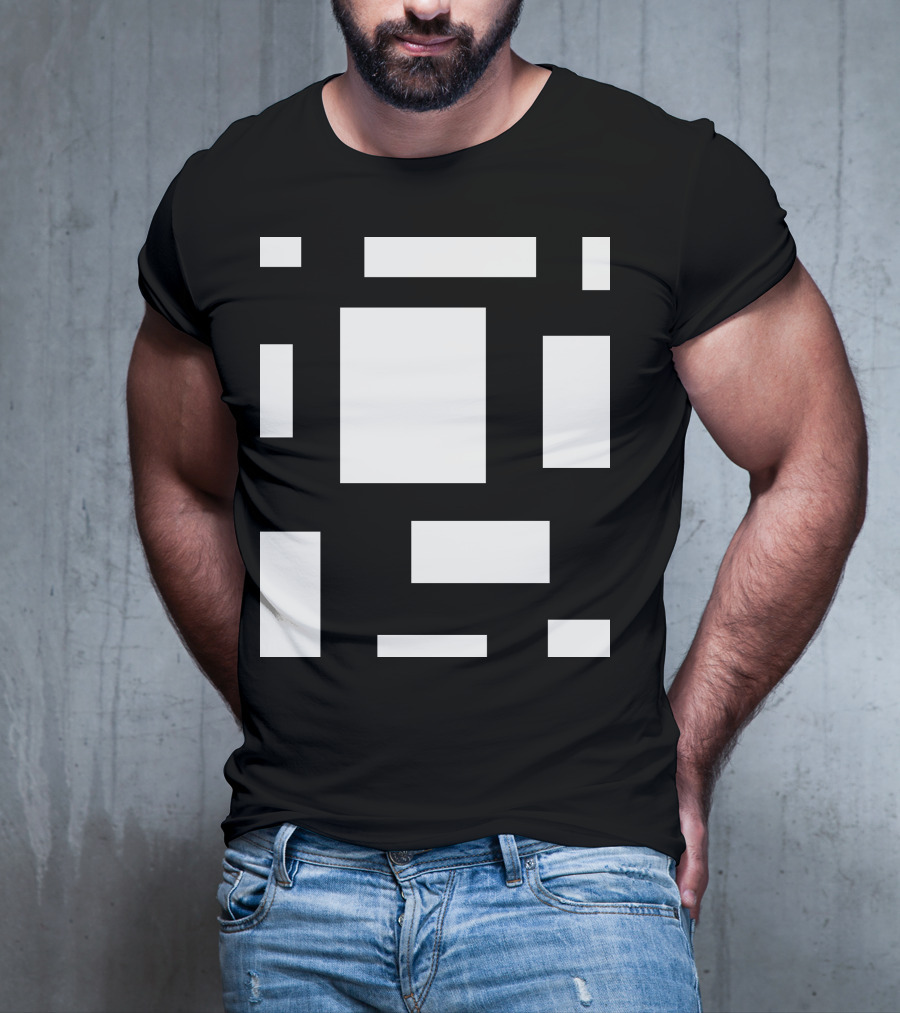 CAMP MAU 2 MAT BL Block Geometric T-Shirt