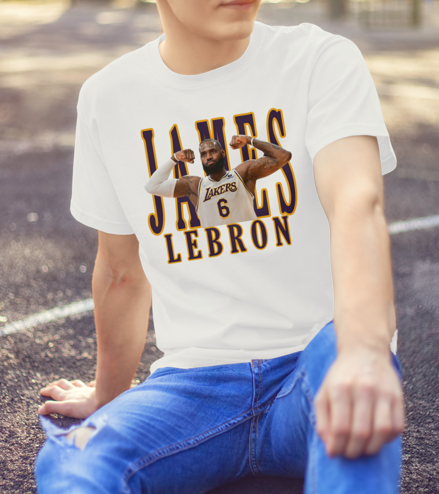 LeBron James 6 Lakers NBA T-Shirt