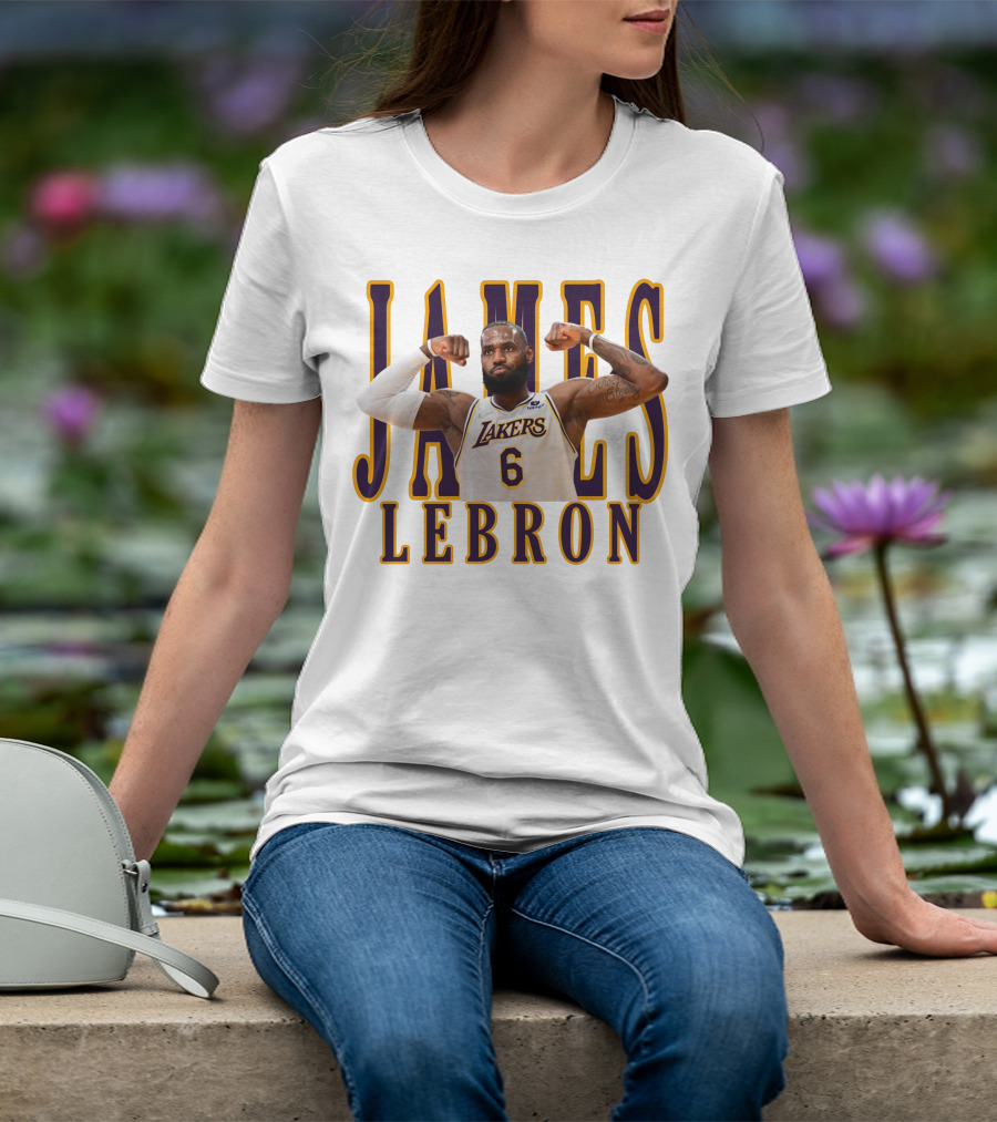 LeBron James 6 Lakers NBA T-Shirt