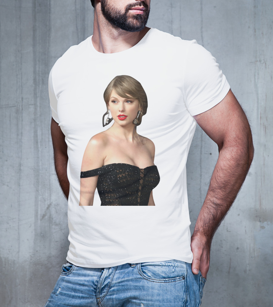 Taylor Swift Black Dress Elegant Look T-Shirt