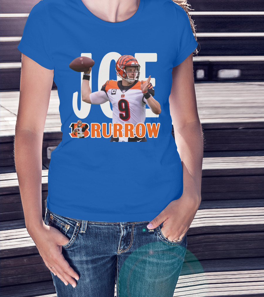 JOE BURROW Bengals Quarterback NFL Football T-Shirt